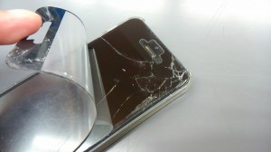 iphone5割れ