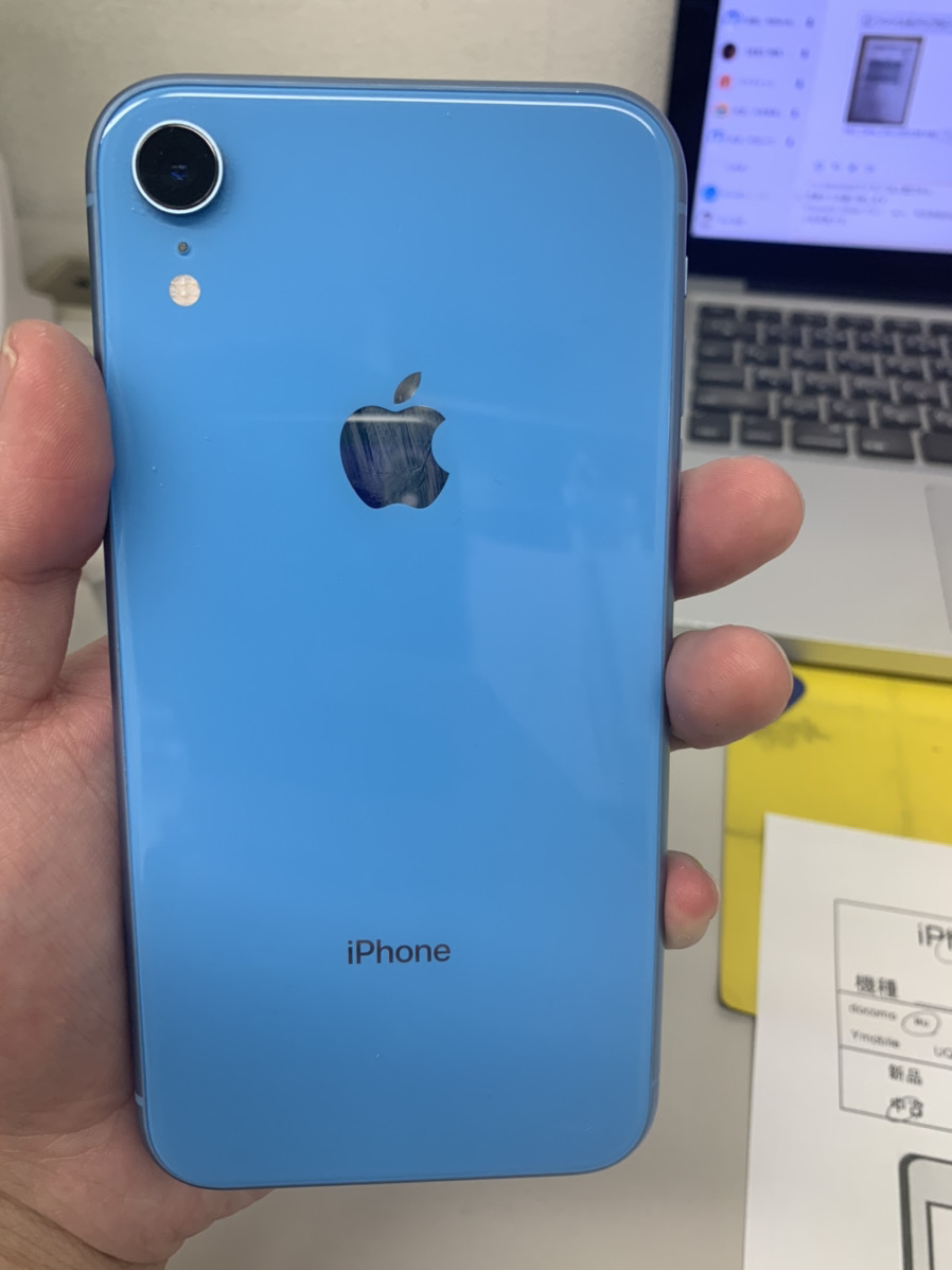 iPhoneXR 128GB ブルー　au✗　中古本体のみ