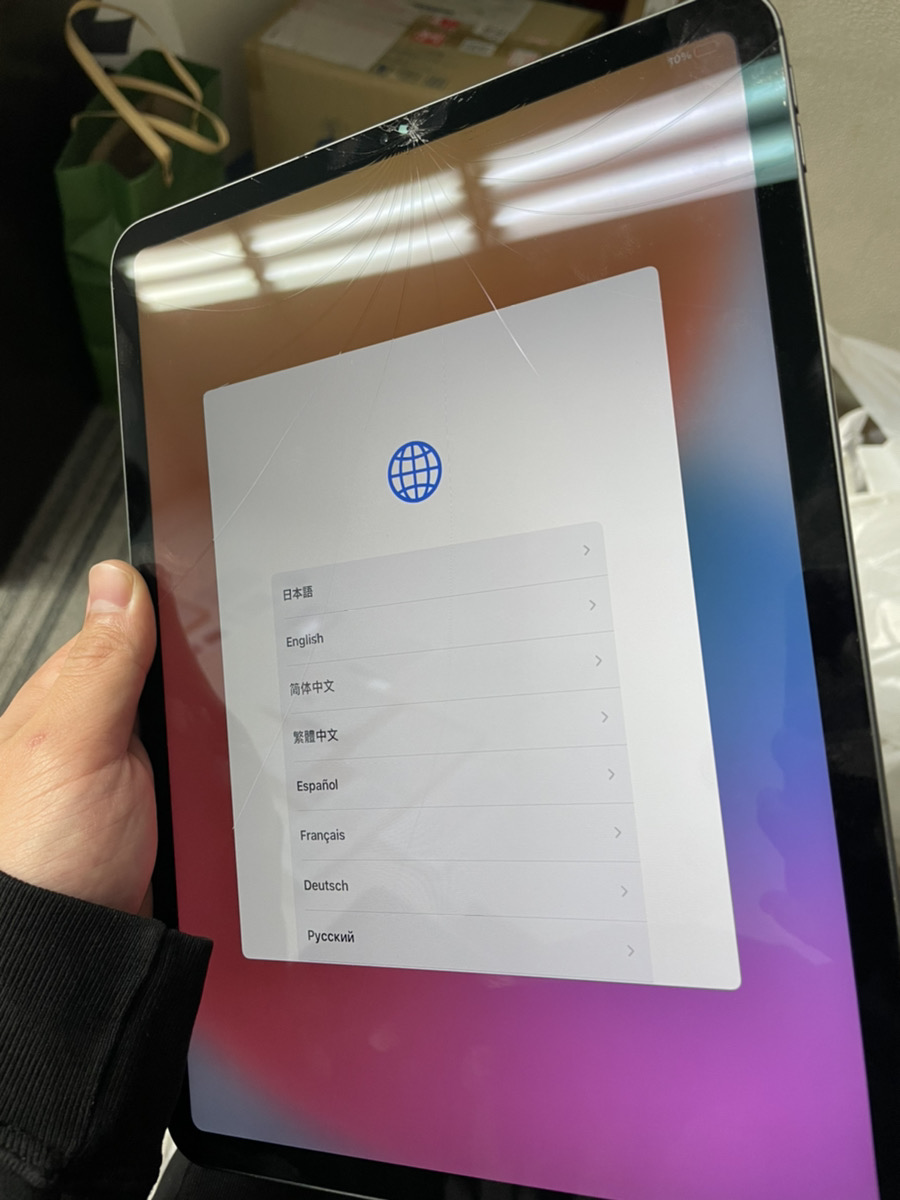 iPadPro11インチ(第一世代)　64GB画面割れ