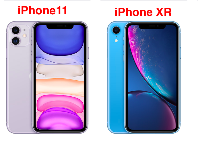 iPhone11とiPhoneXR
