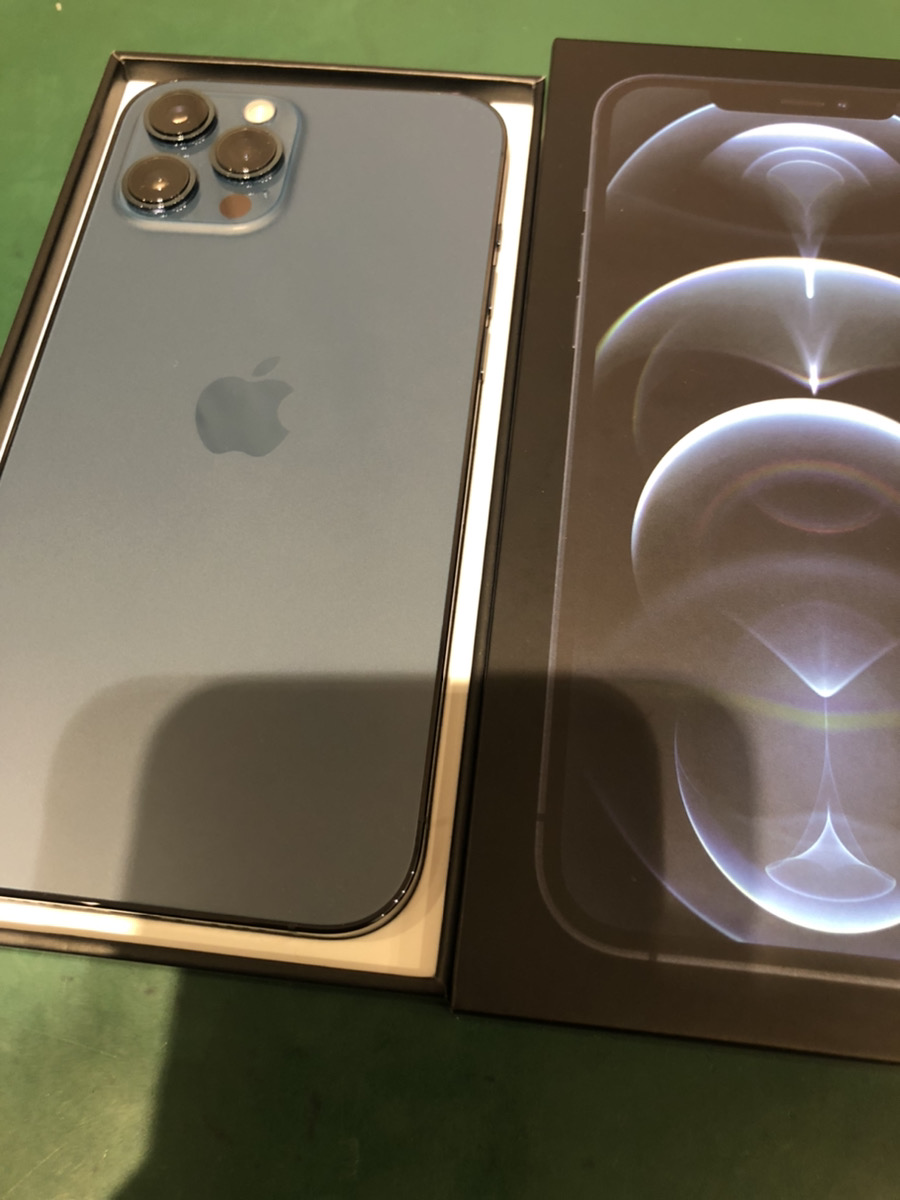 iphone12promax ブルー