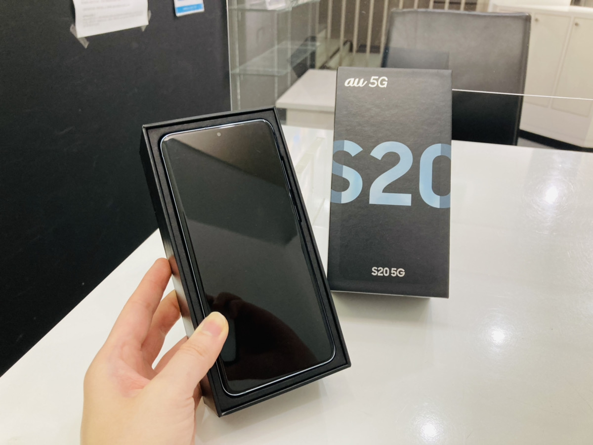 Galaxy S20 5G au△ 中古箱付属品あり