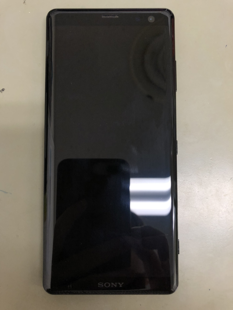 801SO Xperia XZ3 ブラック SoftBank ◯ 中古