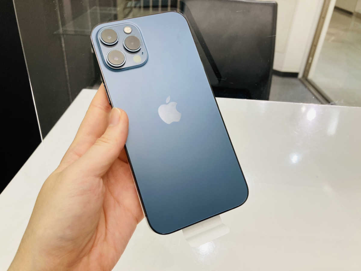 iPhone12ProMax 128GB ブルー simフリー 中古本体のみ