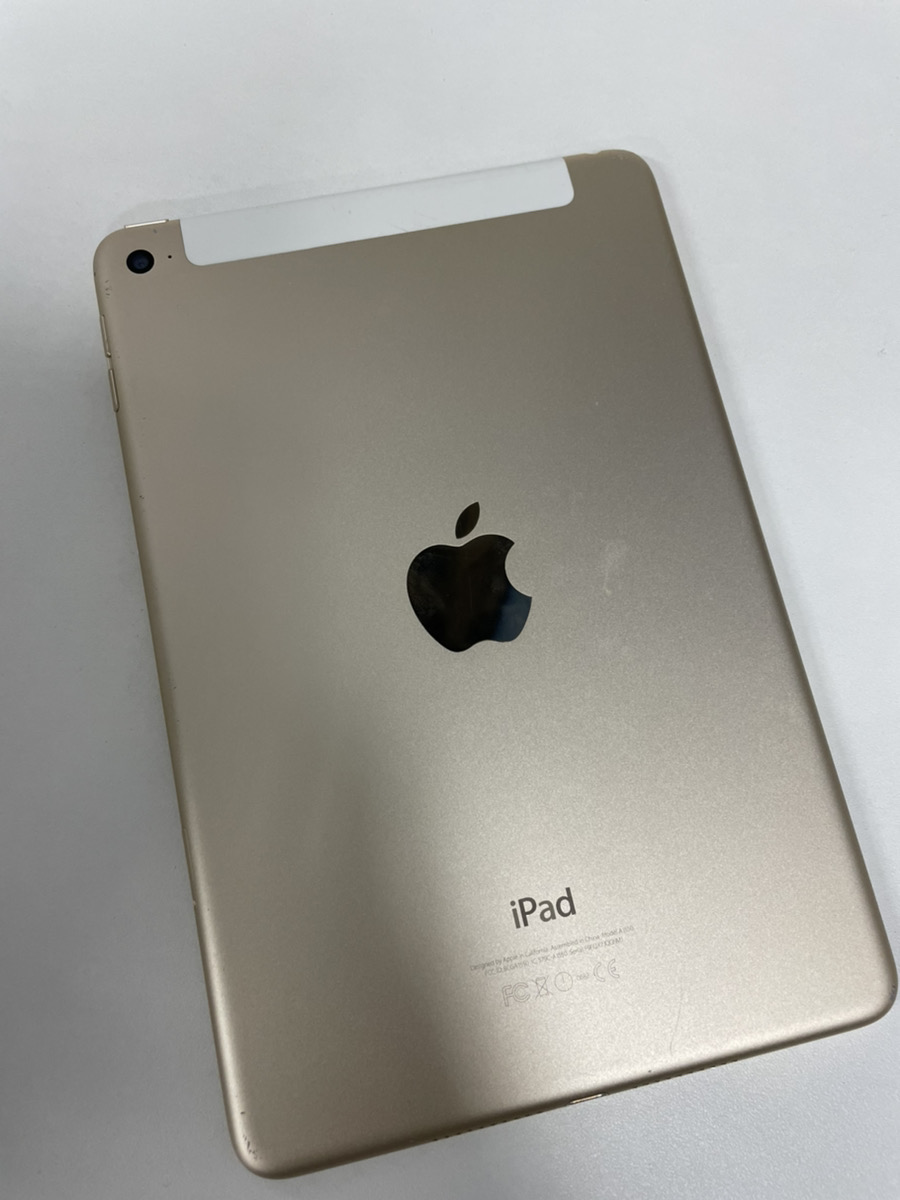 iPadmini4  64GB wi-fi ゴールド　中古　本体のみ
