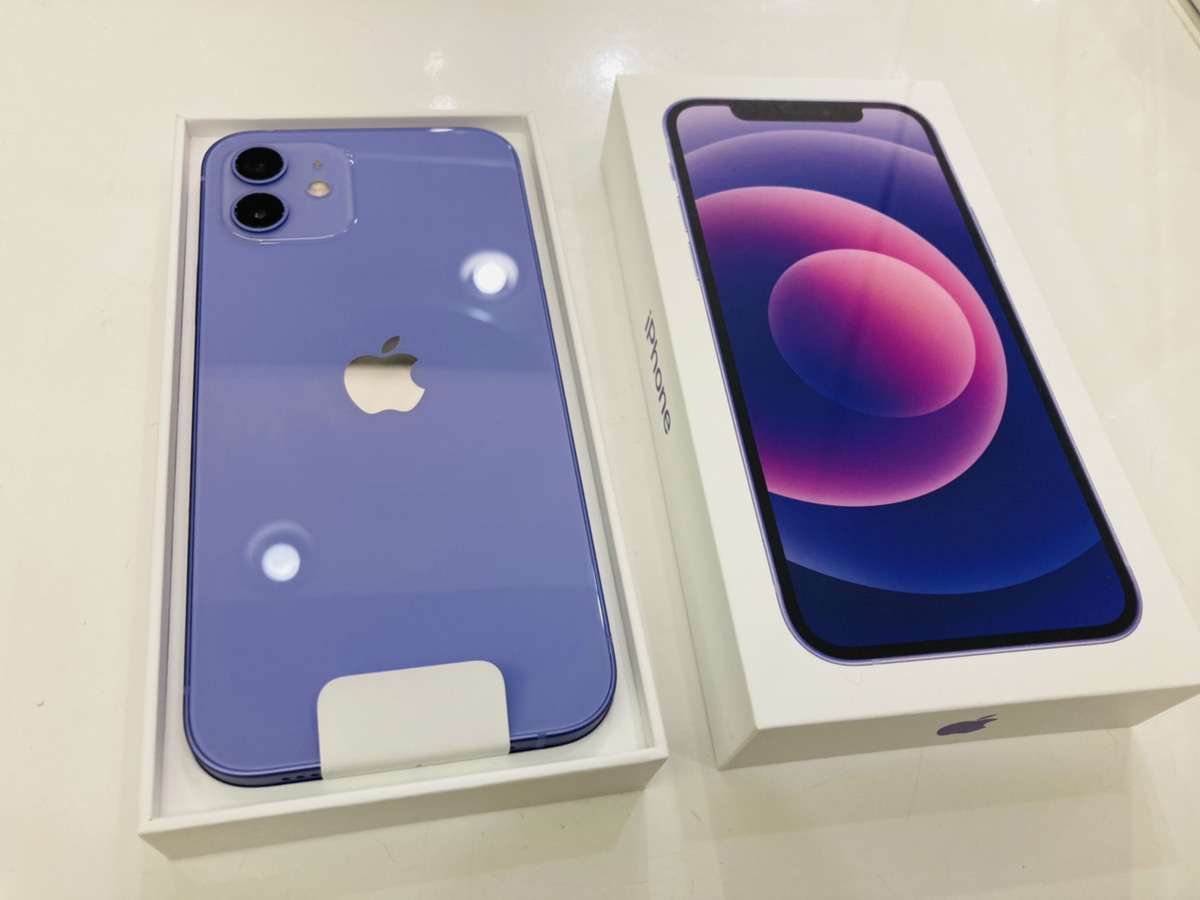 iPhone12 256GB パープル simフリー 新品開封済み