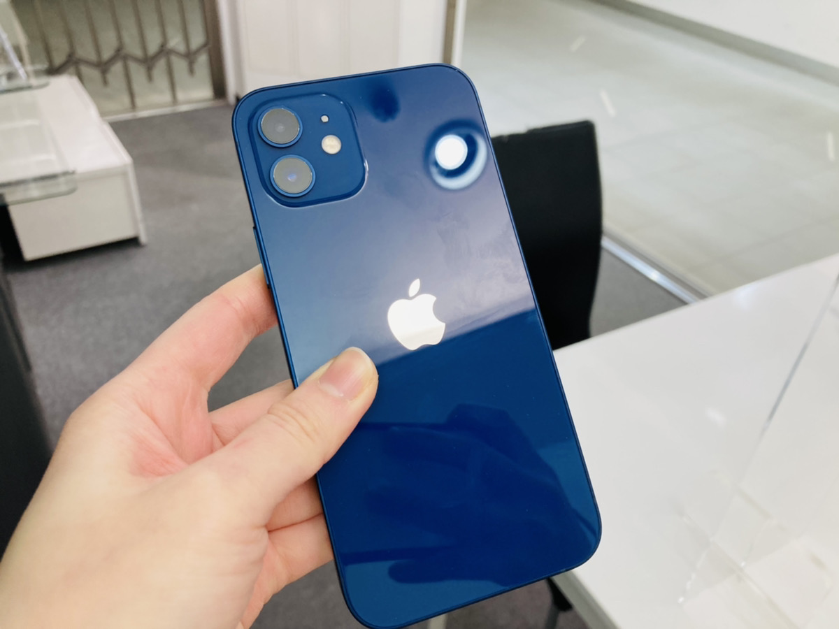 iPhone12 64GB ブルー SoftBank× 中古本体のみ