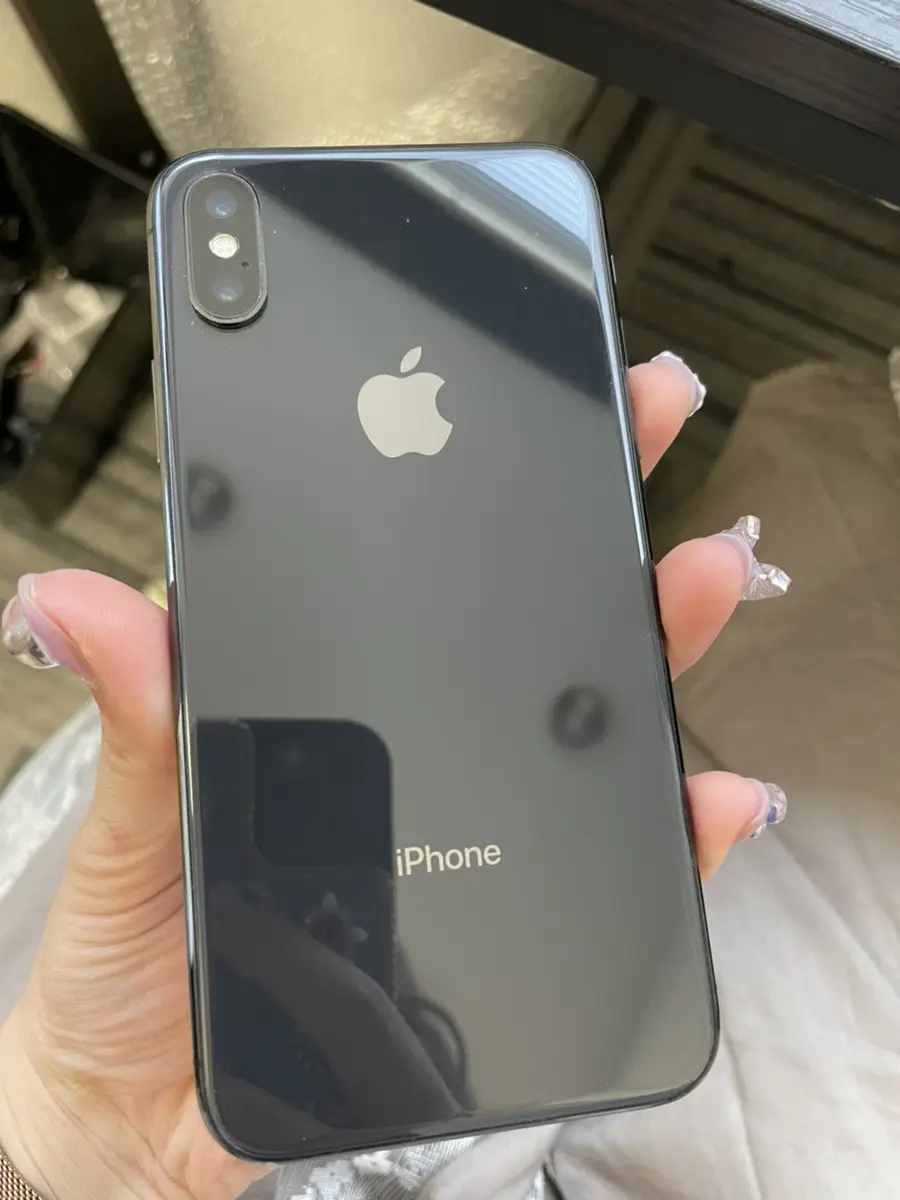 iPhoneX 64GB グレー SB○ 中古本体のみ、SIMロック解除済 画面剥離