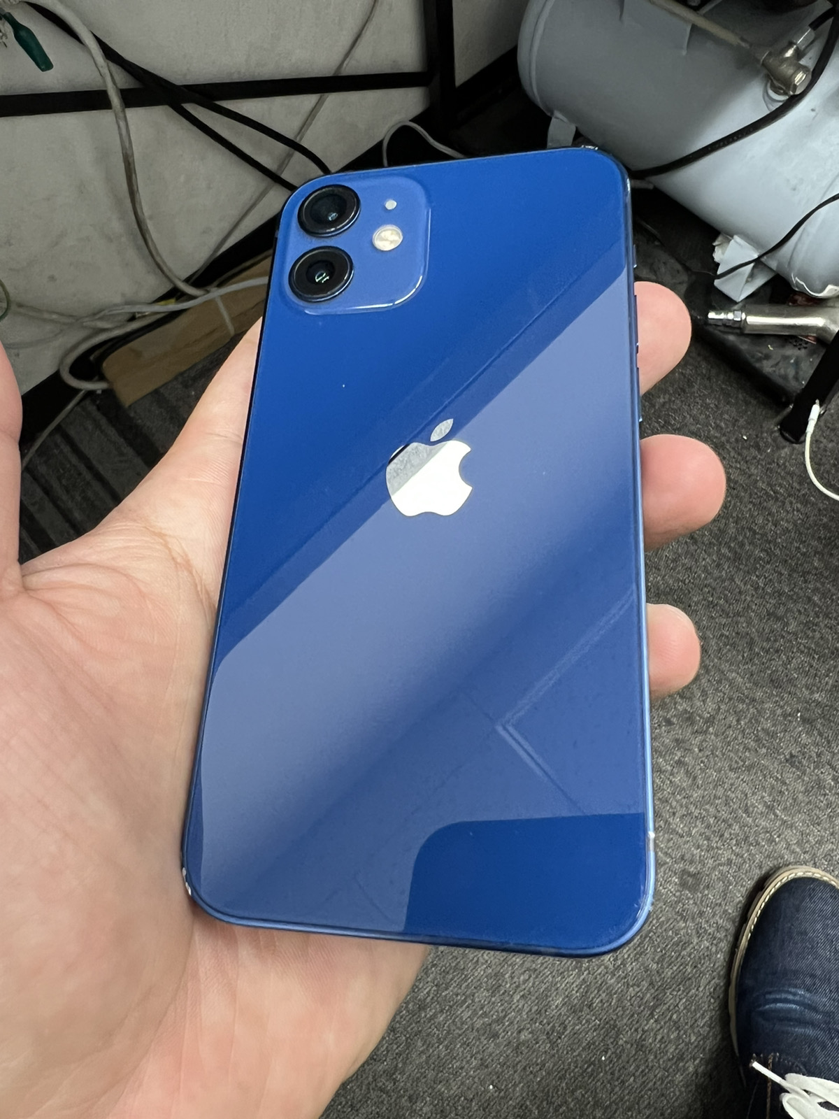 iPhone12mini 128GB ブルー  AppleSIMフリー 中古 付属品新品フルセット