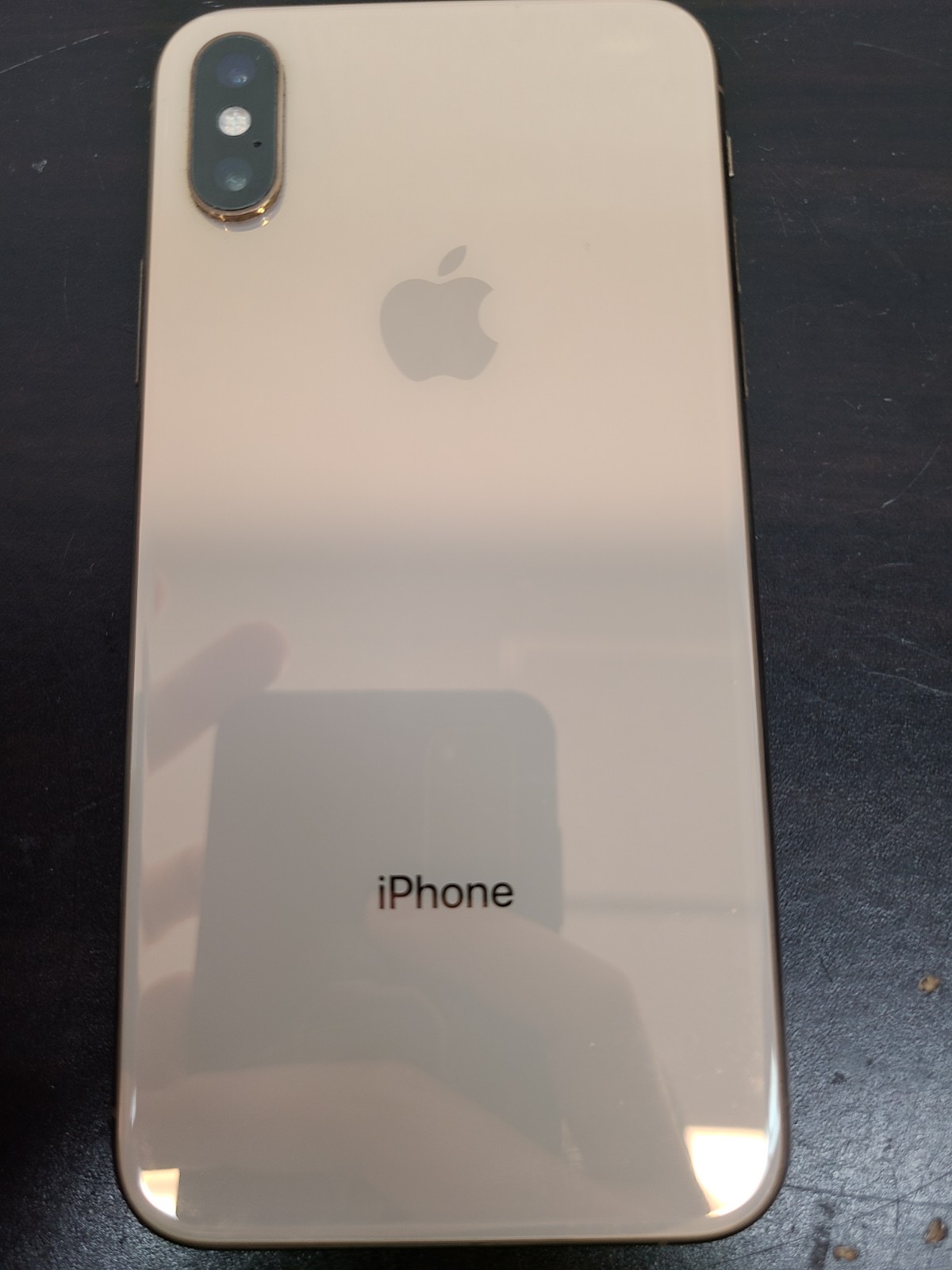 iPhoneXS 256GB ゴールド Apple SIMフリー　画面に気泡あり　中古本体のみ SIMロック解除済