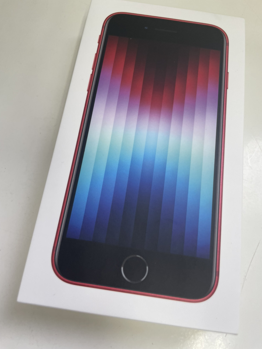 iPhoneSE3	64GB	レッド	Softbank	〇	新品未使用品