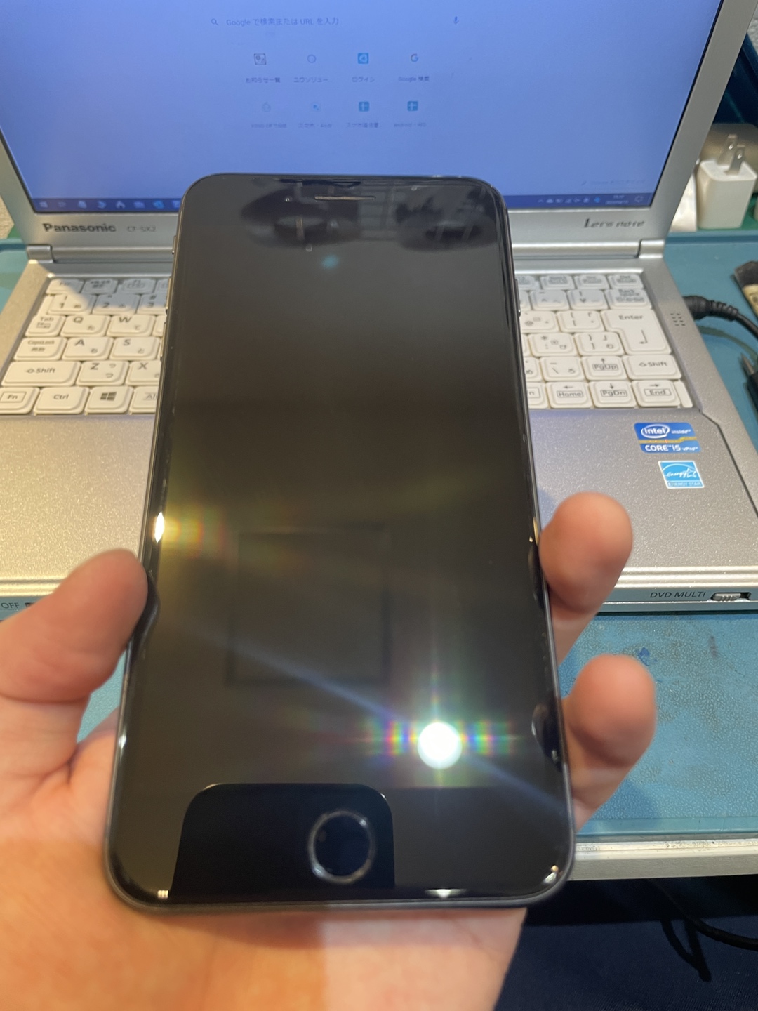iPhone8Plus スペースグレイ 256GB docomo○【広島パルコ店】