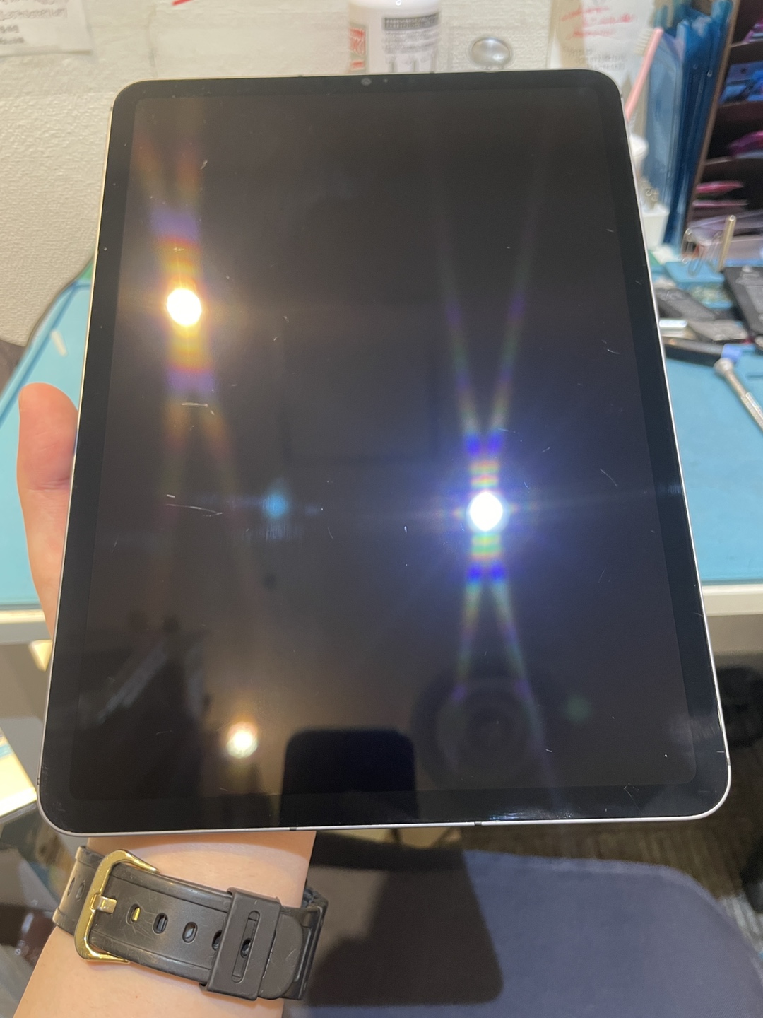 iPadPro11第3世代 MHW53 J/A 128GB スペースグレイ docomo△ マイク不良ジャンク品【広島パルコ店】