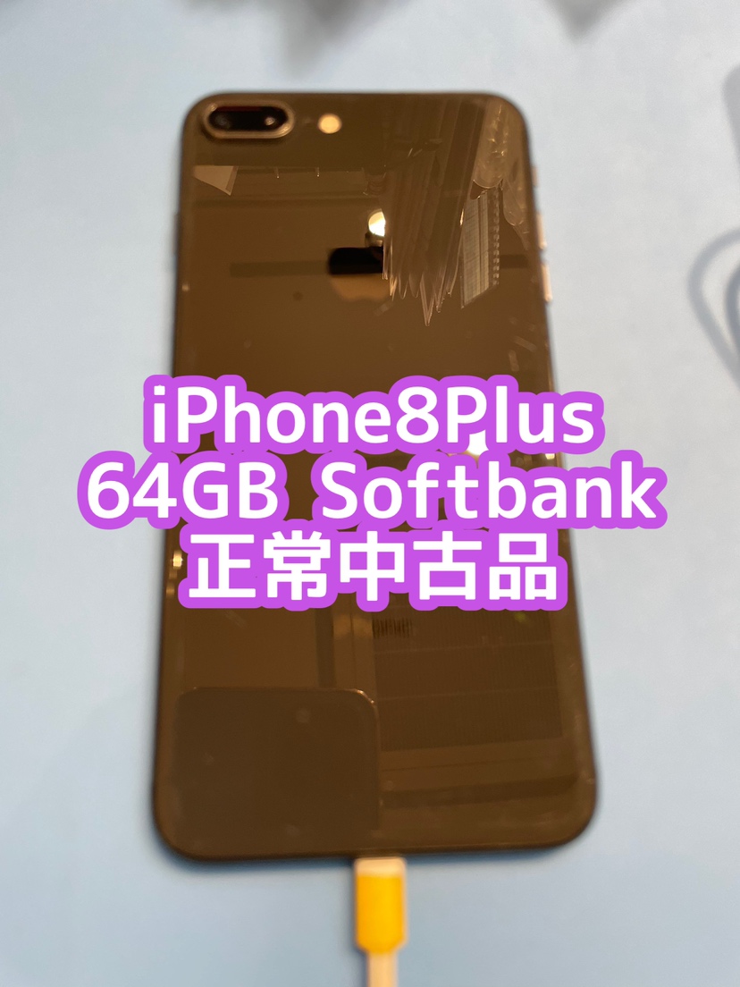iPhone8Plus・64GB・Softbank〇【天神地下街店】