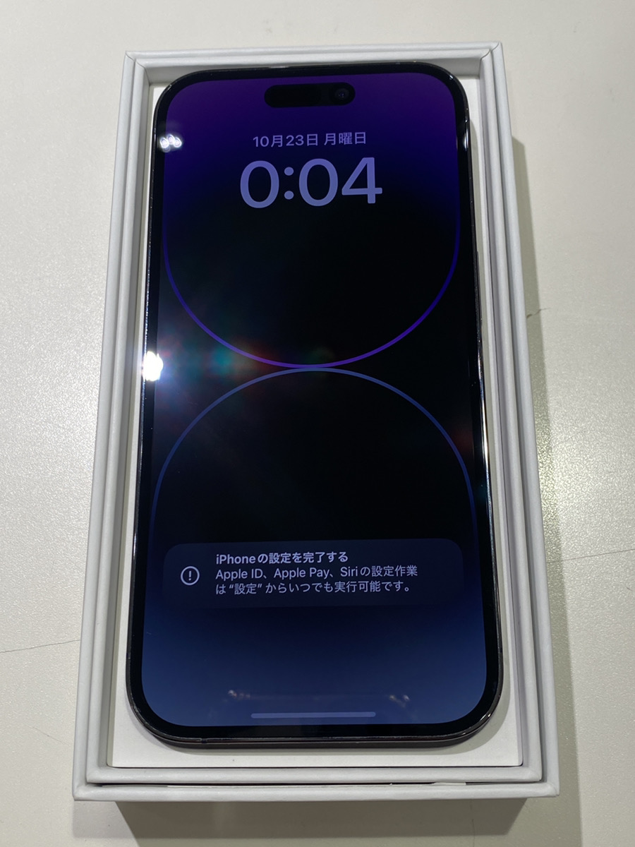 iPhone14Pro 512GB 中古 本体 箱 付属品使用済　パープル　SIMフリー