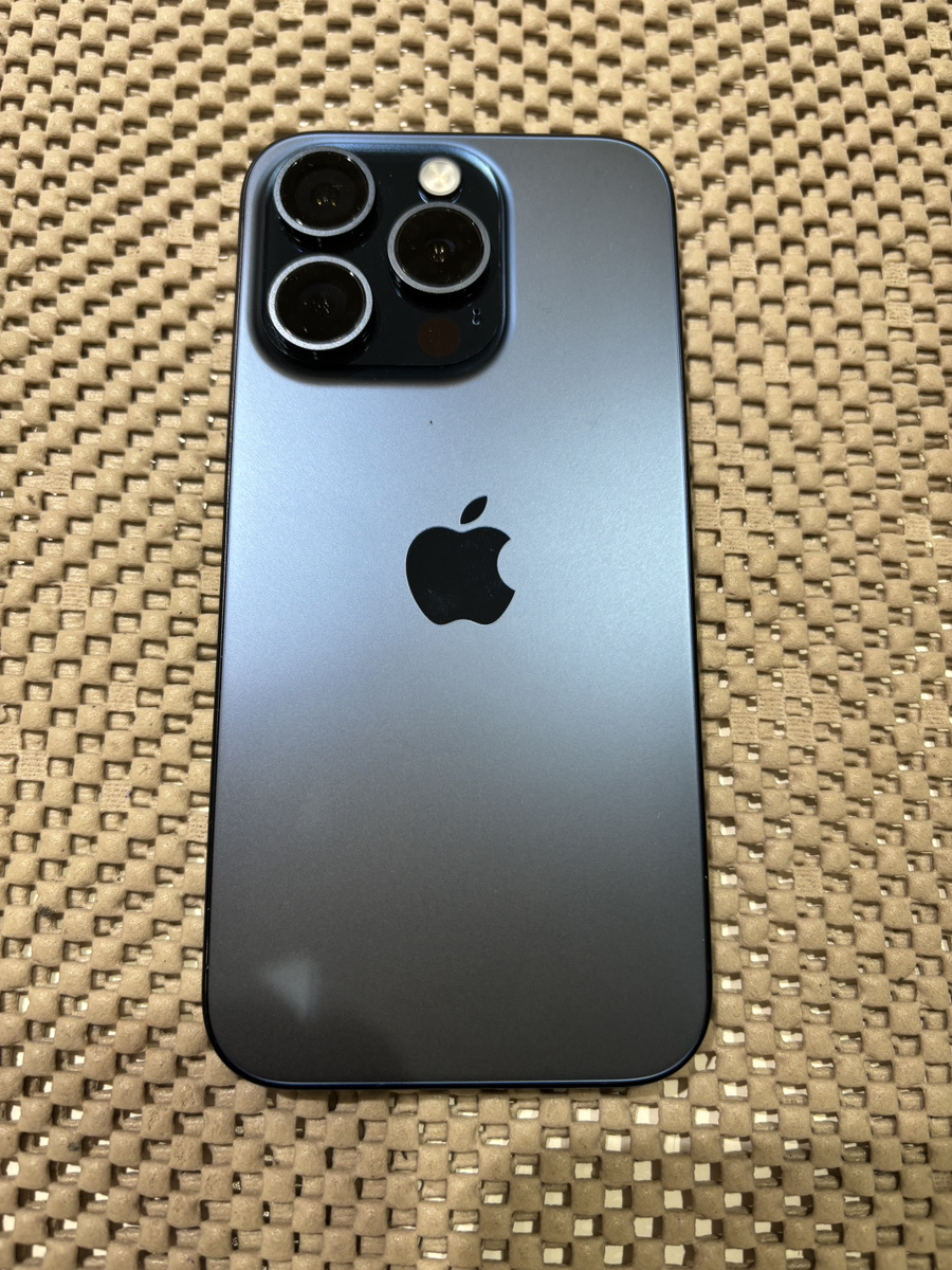 iPhone15Pro 128GB 中古 本体のみ SB△【coco東急プラザ蒲田店】