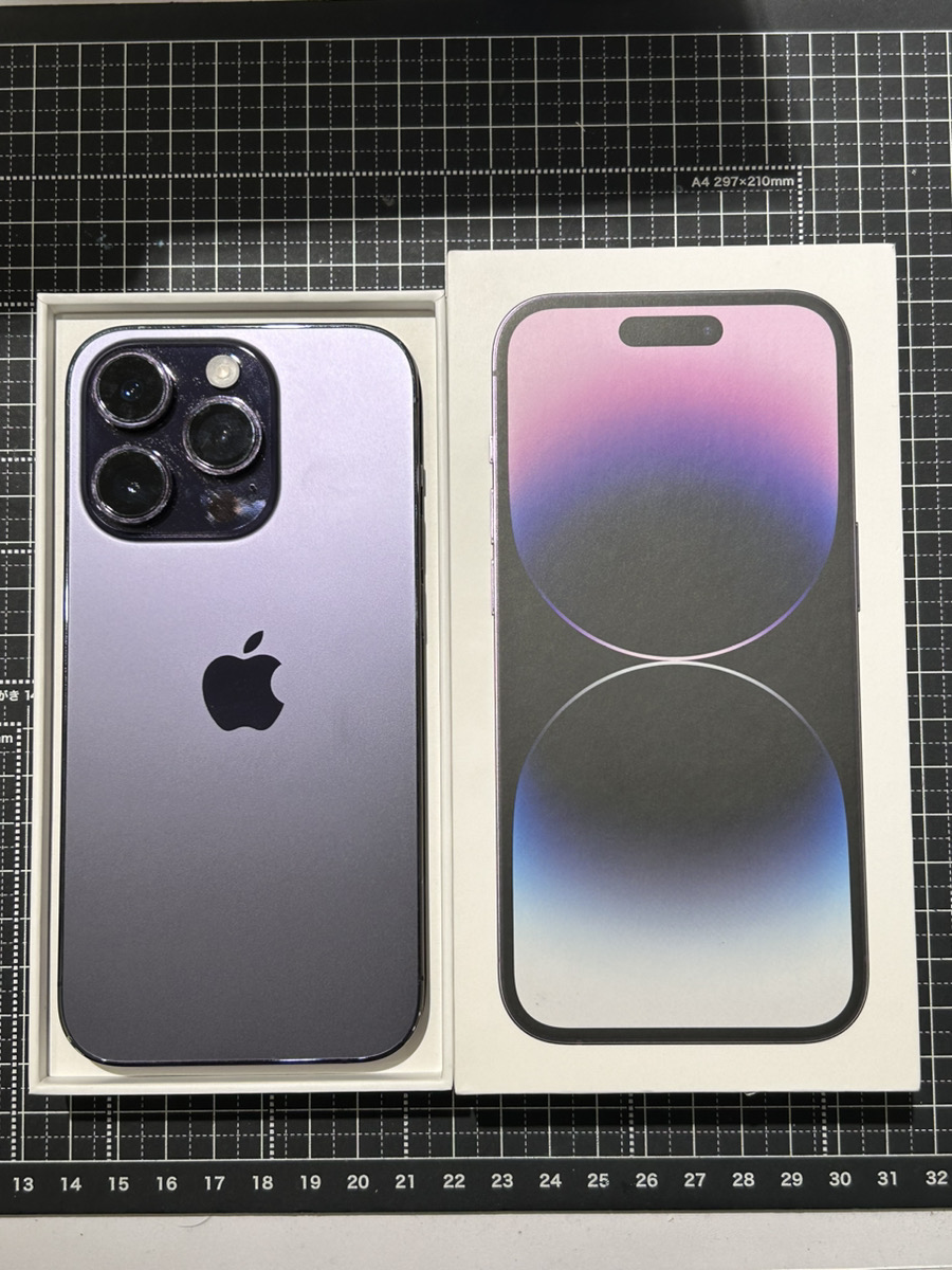 iPhone14Pro 128GB 中古 本体 箱 中古付属品 docomo○【東急プラザ蒲田店】