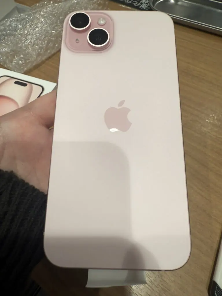 iPhone15plus 256GB ピンク AppleSIMフリー 中古美品【錦糸町店