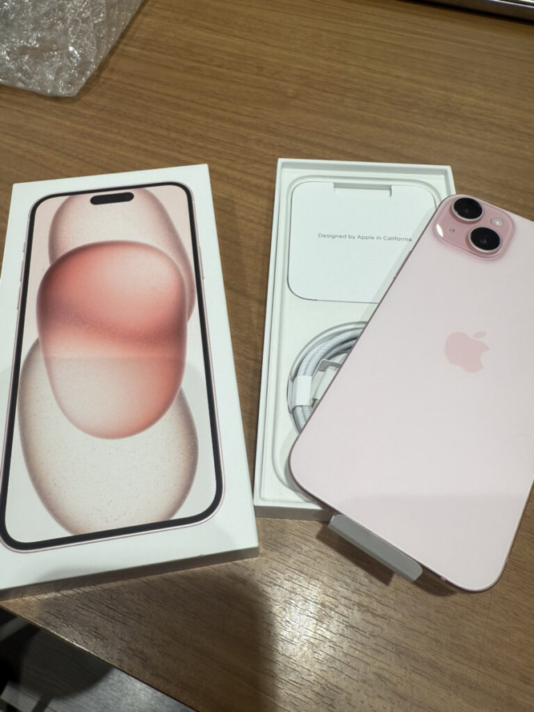 iPhone15plus　256GB　ピンク　AppleSIMフリー　中古美品【錦糸町店】