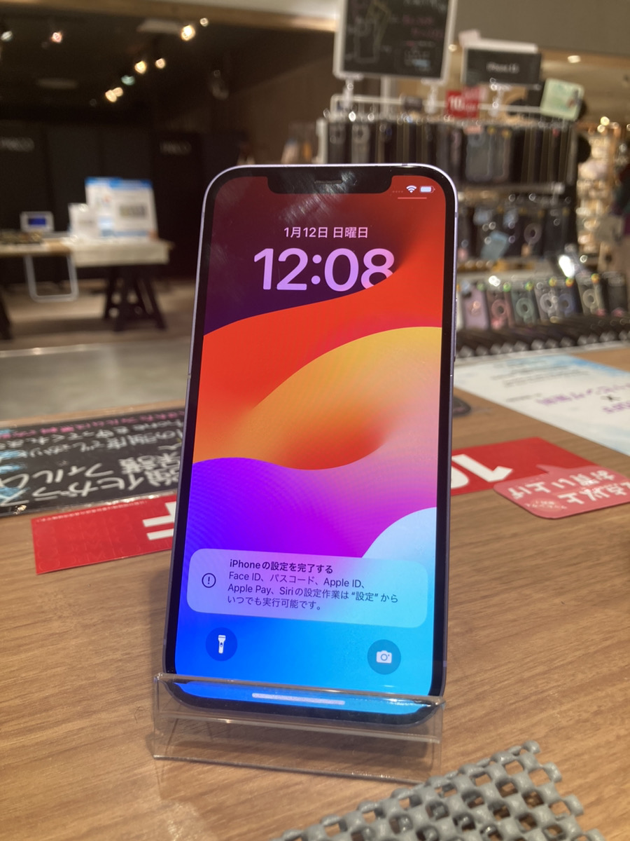 iPhone12 64GB パープル 中古本体のみ au△【錦糸町店】