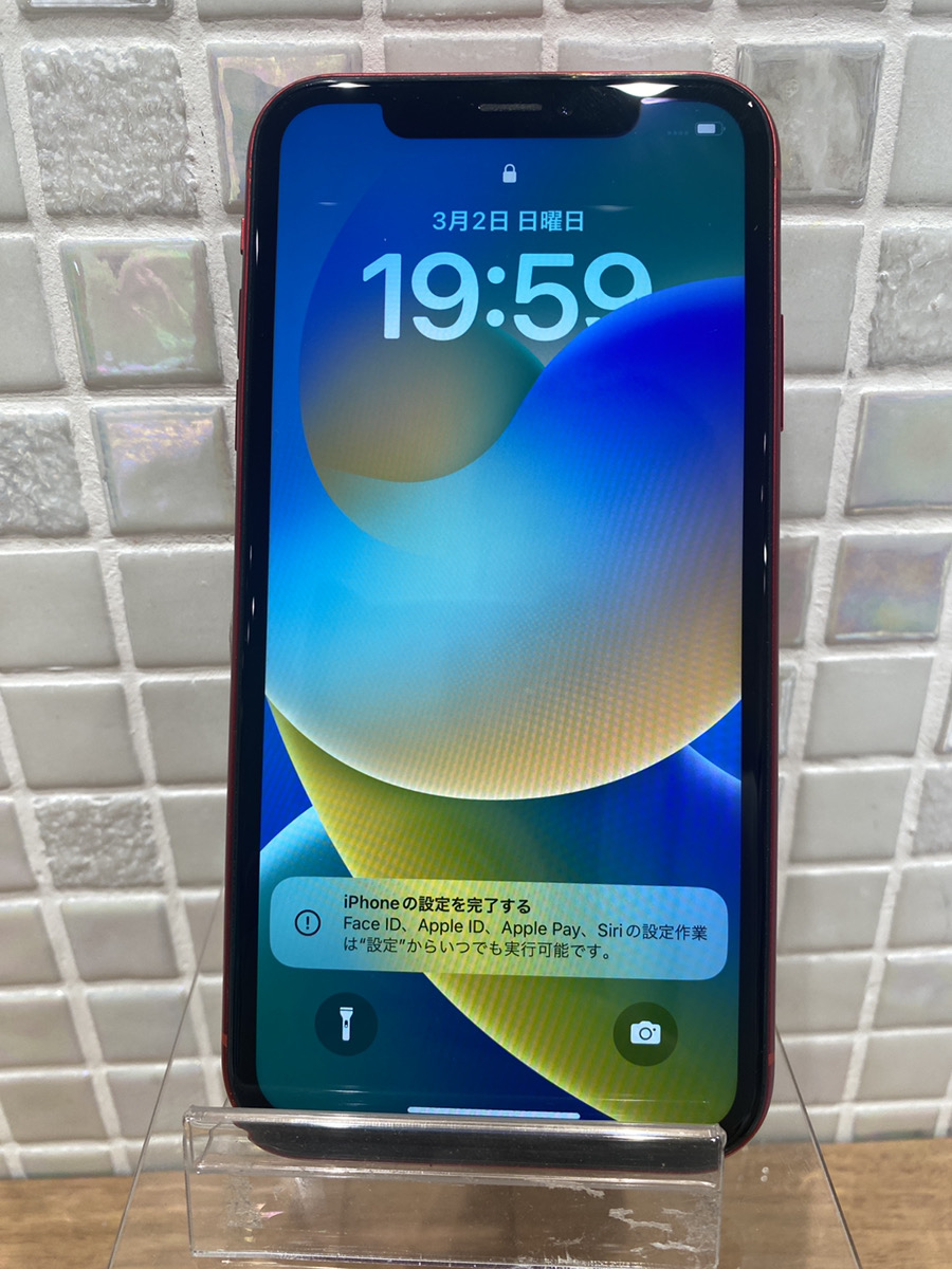 iPhoneXR 64GB レッド 中古本体のみ docomo○【錦糸町PARCO店】