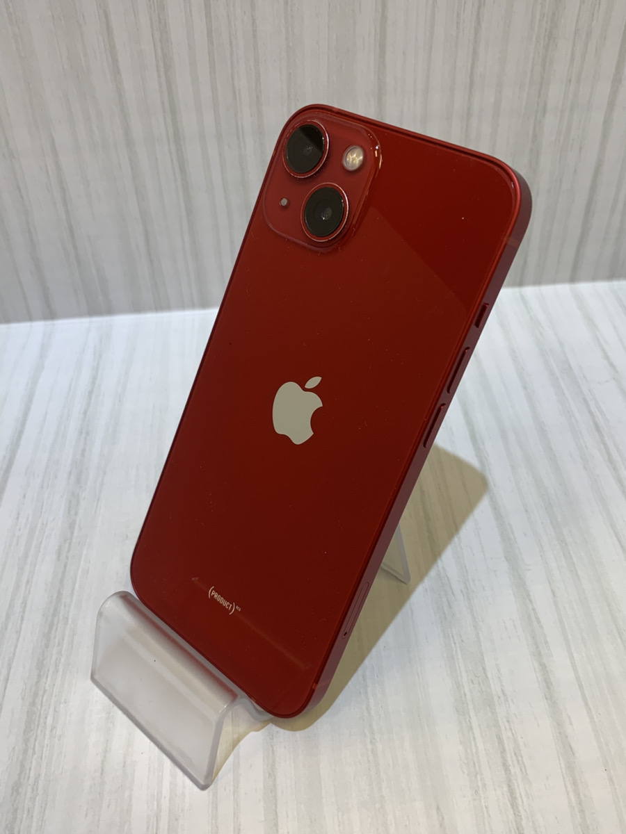 iPhone13 128GB au〇 RED 中古本体のみ【藤沢OPA店】