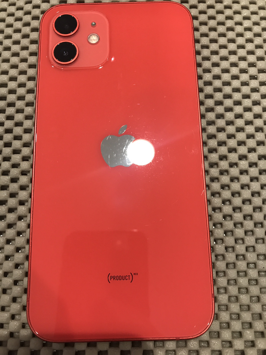 iPhone12 128GB レッド 本体のみ SIMロックなし　SB○ 【COCO東急プラザ蒲田店】