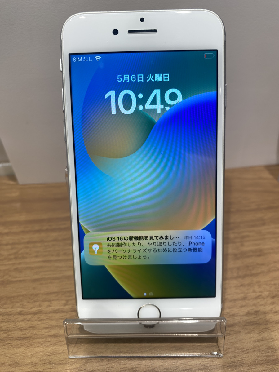 iPhone8 64GB au〇 ホワイト 中古本体のみ【錦糸町PARCO店】