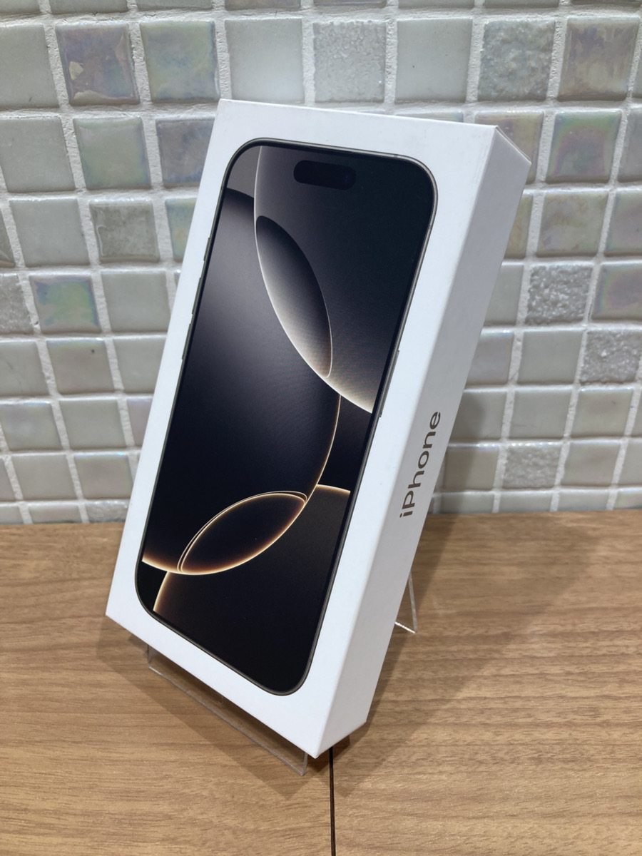 iPhone16Pro 512GB ネットワーク利用制限ー 新品開封済み【錦糸町PARCO店】