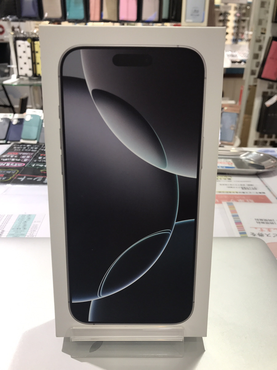 iPhone 16 Pro Max 256GB ホワイト SIMフリー 【COCO東急プラザ蒲田店】