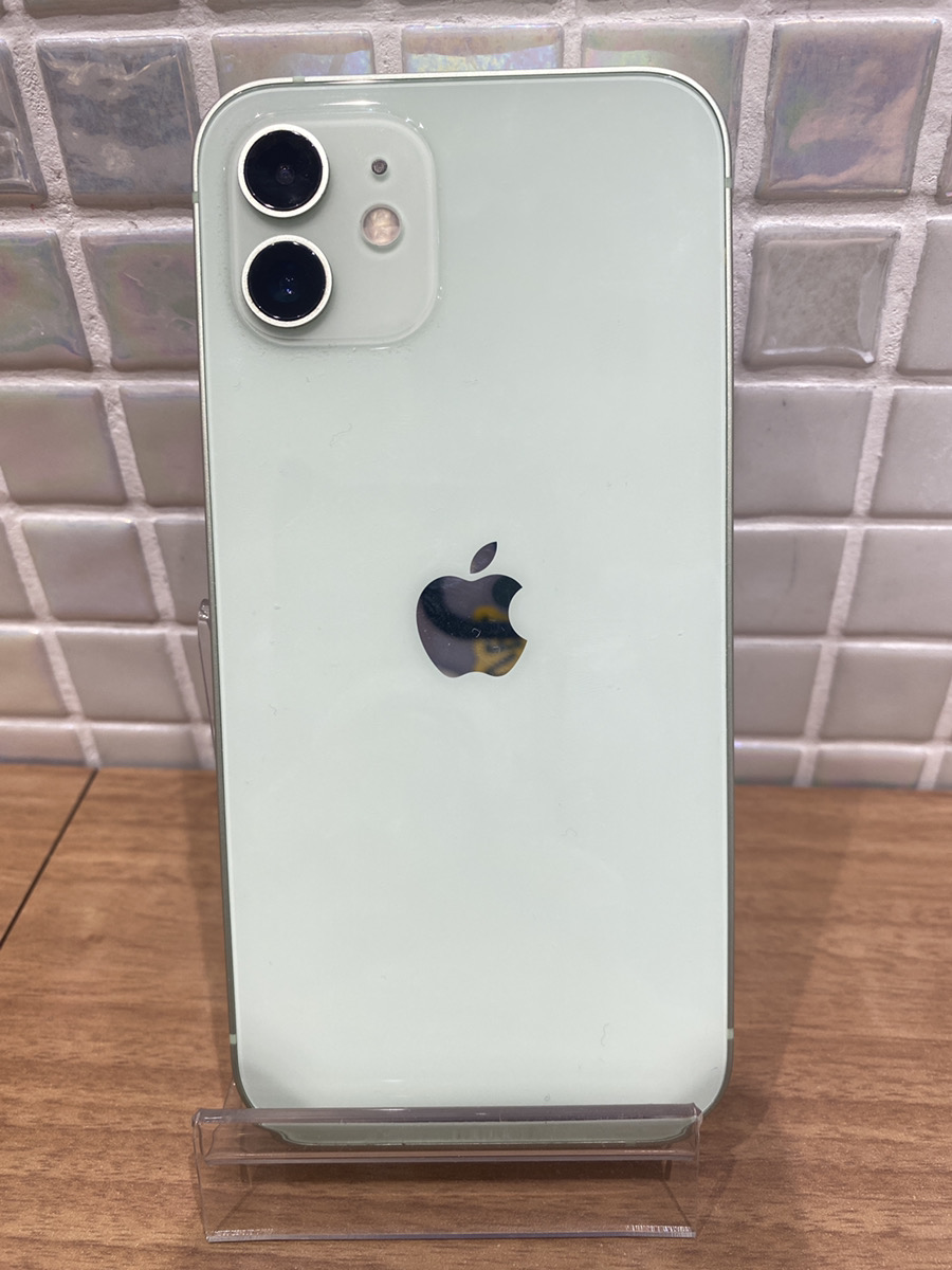 iPhone12 64GB au▲ グリーン 中古箱なし付属品使用済み【錦糸町PARCO店】