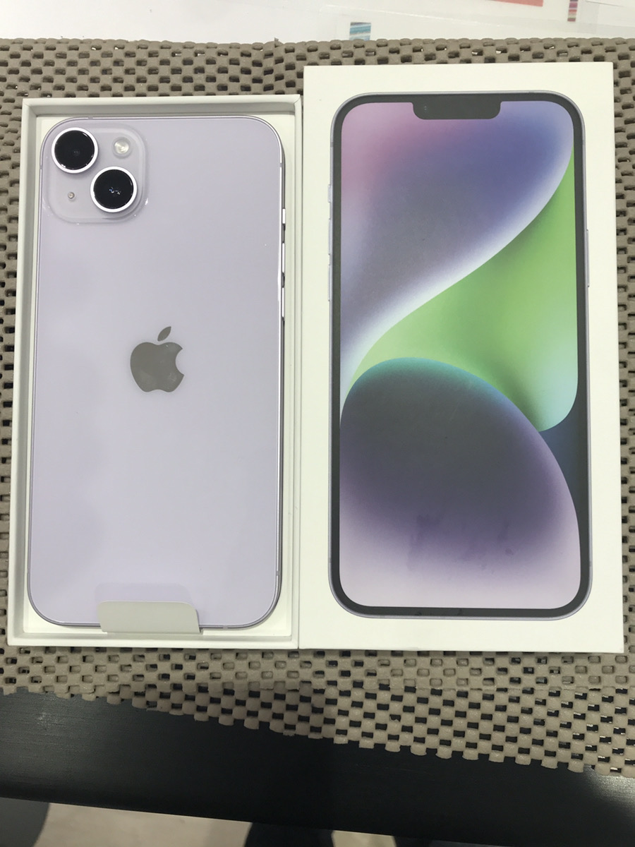 iPhone14Plus 256GB パープル 中古 SIMフリー【COCO東急プラザ蒲田店】