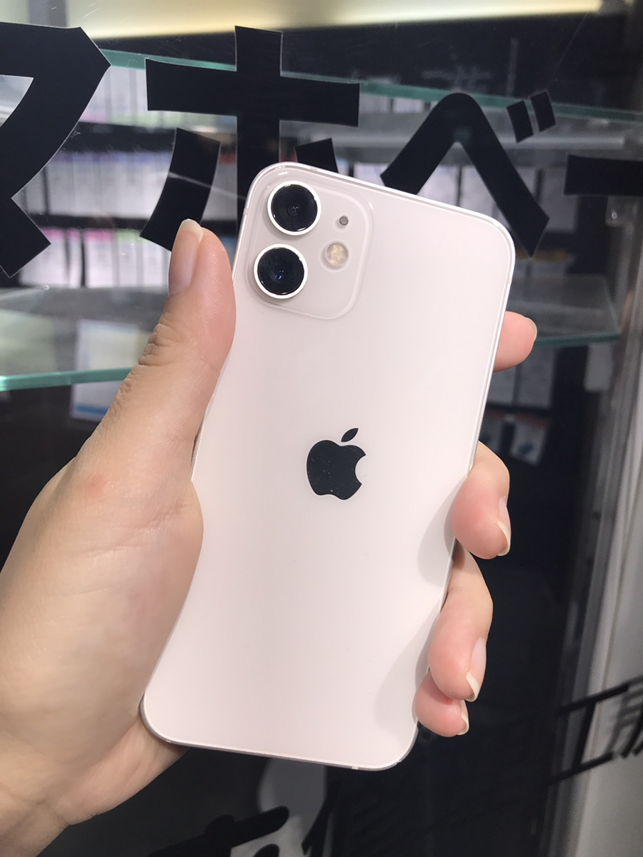 iPhone12mini 128GB 中古品 ホワイト 本体,箱あり au【川崎店】