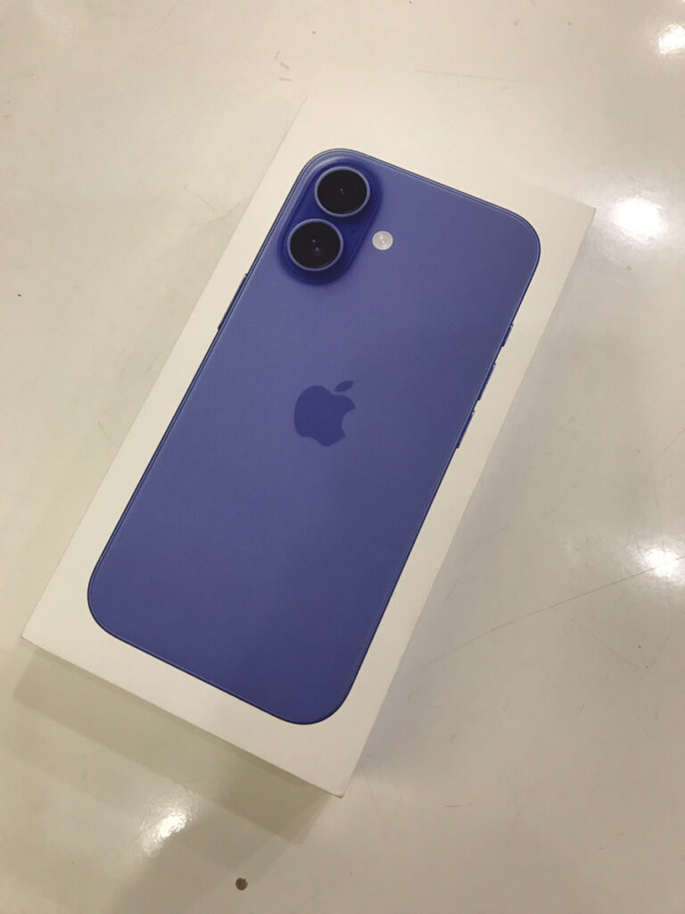iphone iphone16 買取　新品　未開封　査定　買取　査定　川崎　スマホ　256GB　ウルトラマリン　ブルー　グラファイト　パープル　シルバー　ホワイト　ブラックチタニウム　残債　分割　綺麗　減額　満足　iPhone修理工房　川崎日航店　日航ホテル　買取　買取クイック　docomo Softbank　KDDI　au　中古品　黒点　傷　カメラモード　写真　レンズ　サービス　バッテリー　劣化　美品　ケース跡