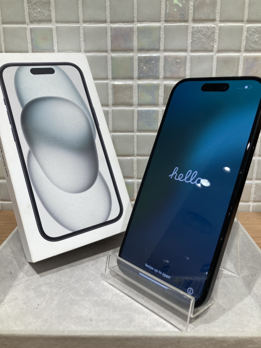 iPhone15 128GB au△ 中古箱あり【錦糸町PARCO店】