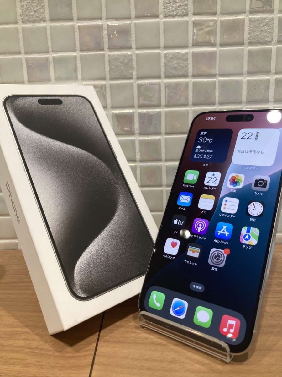 iPhone15ProMax 256GB au△ 中古品【錦糸町PARCO店】