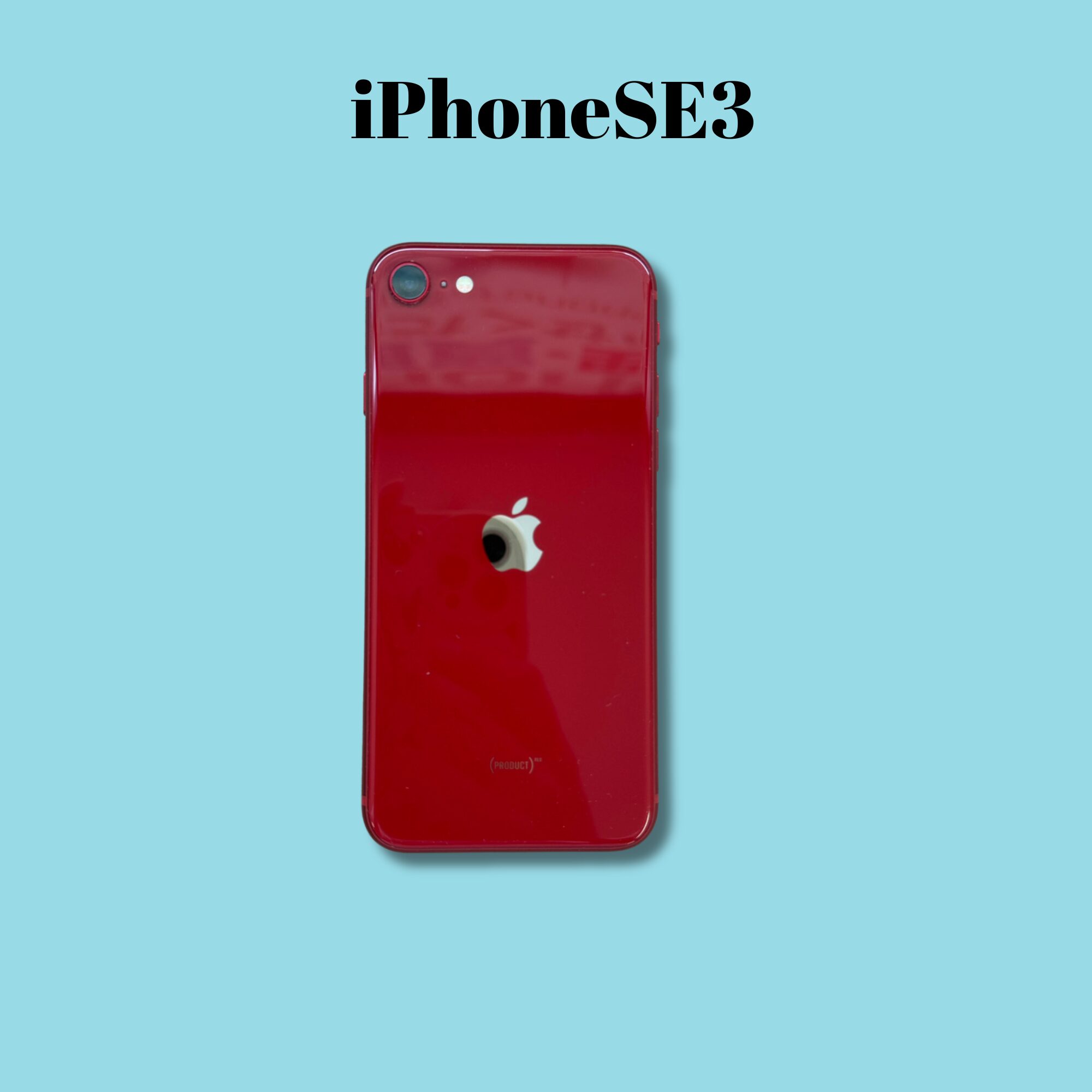 iPhoneSE3 64GB レッド au× 【町田店】