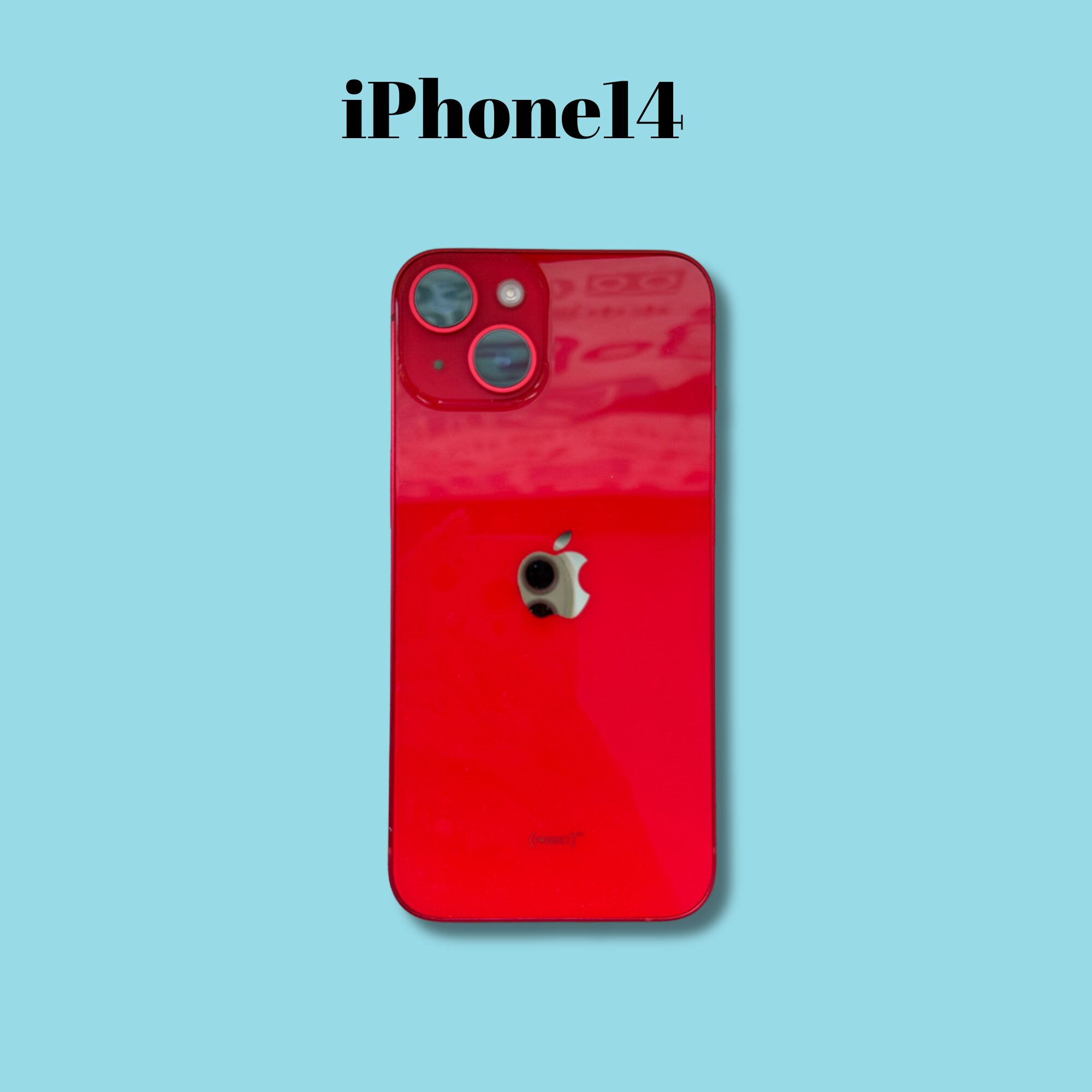 iPhone14 256GB レッド SB△【町田店】