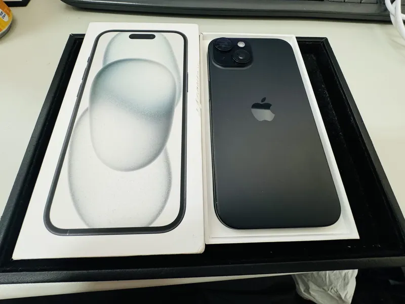 iPhone15 128GB black docomo △ 中古品 【所沢店】