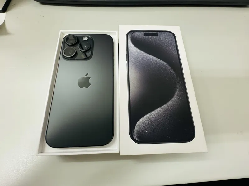 iPhone15Pro 128GB black AppleSIMfree 中古美品 【所沢店】