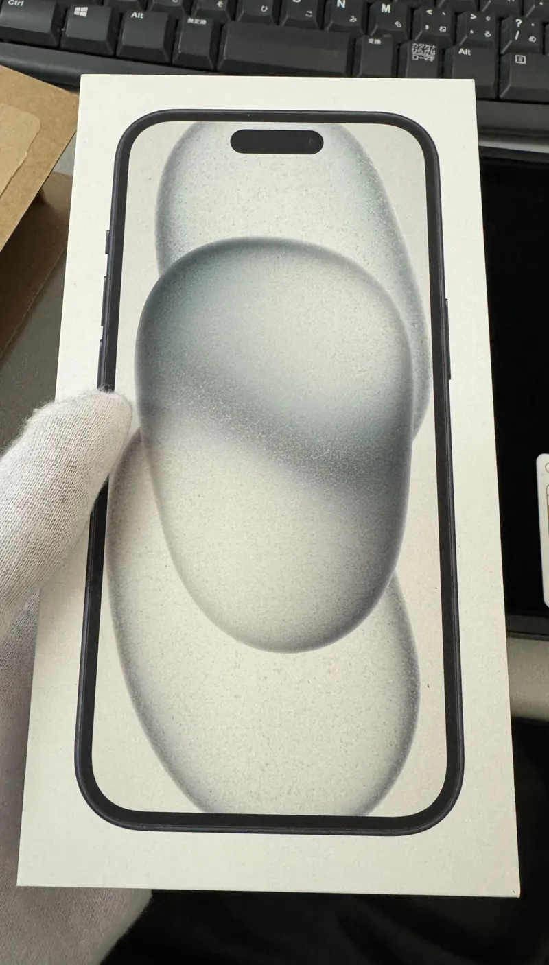 iPhone15 256GB AppleSIMフリー black 未開封品 【所沢店】