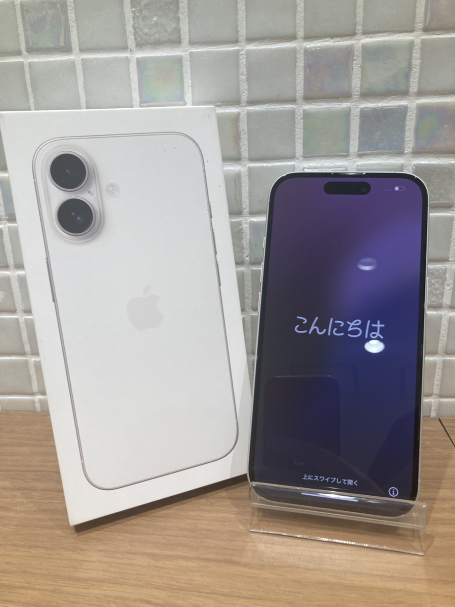 iPhone16 128GB docomo〇 中古 本体傷有り【錦糸町PARCO店】