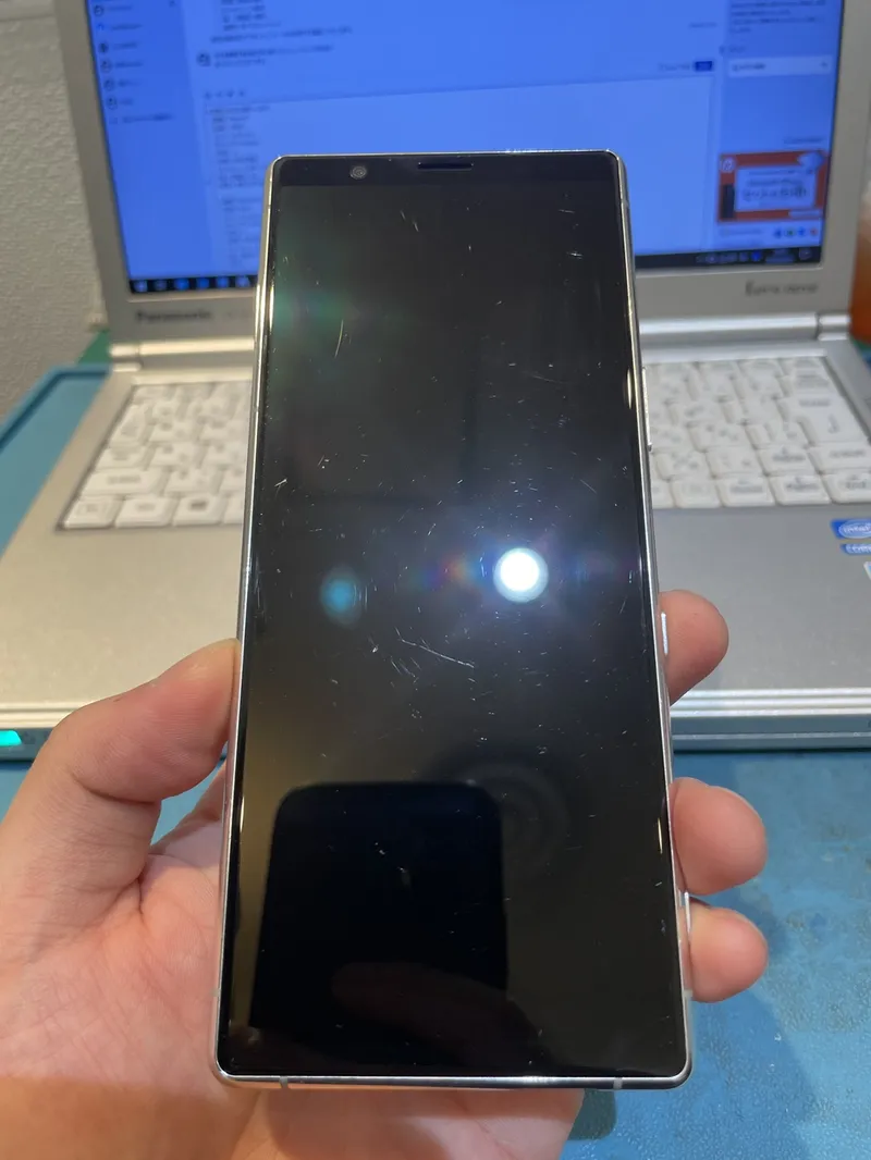 Xperia5 SO-01M 64GB シルバー docomo○【広島パルコ店】