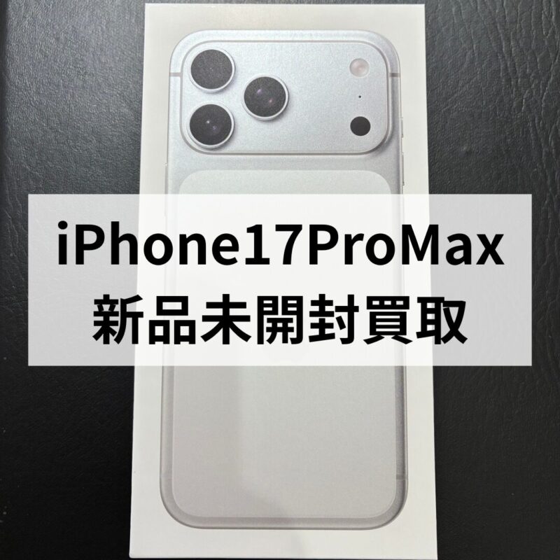 iPhone17ProMax・256GB・SIMフリー・ネットワーク利用制限対象外【天神地下街店】