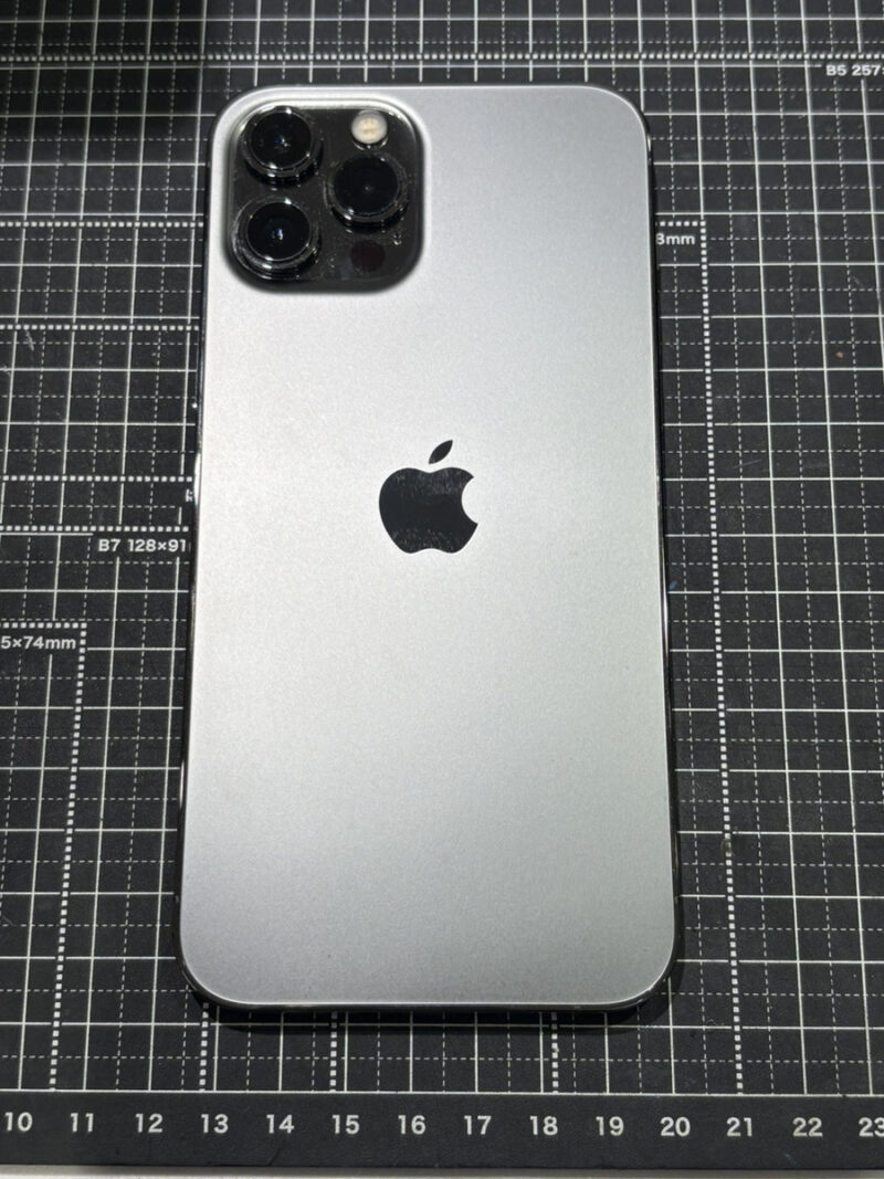 iPhone12ProMax 128GB グラファイト 中古 SB○【COCO東急プラザ蒲田店】