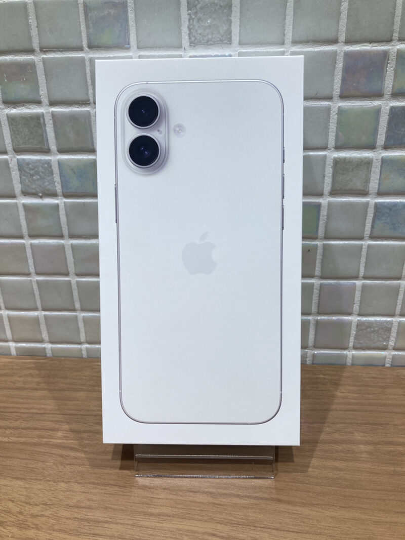 iPhone16Plus 256GB 利用判定ー 未アクティベート 新品未開封【錦糸町PARCO店】