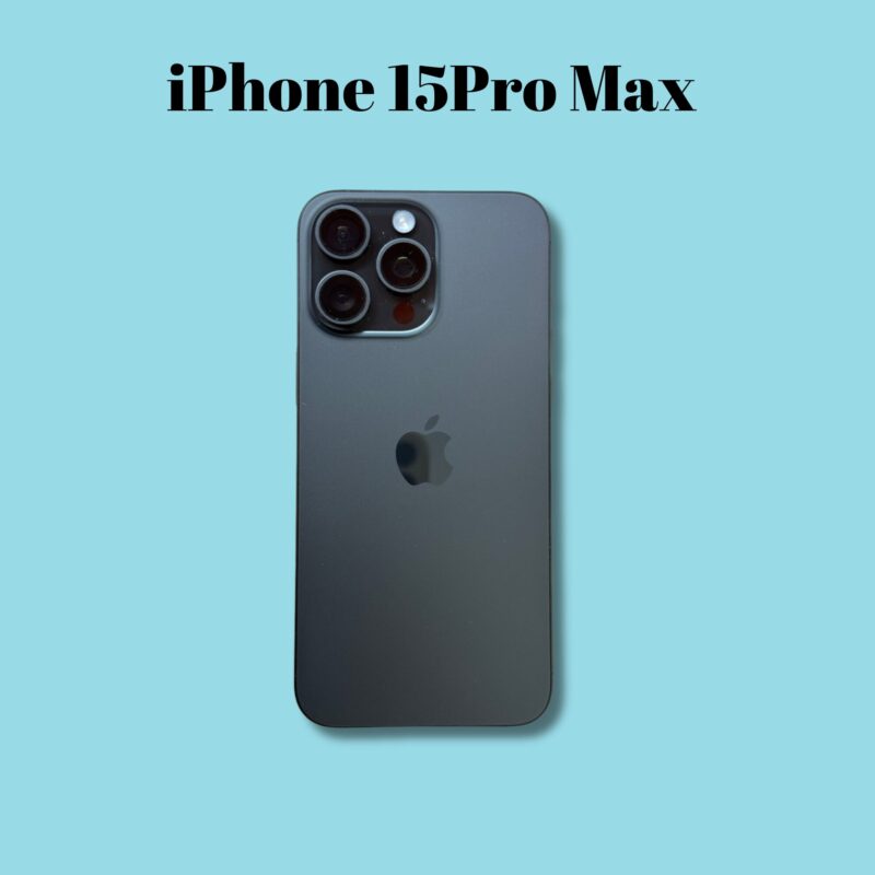 iPhone15Pro Max 256GB ブラックチタニウム AppleSIMフリー【町田店】