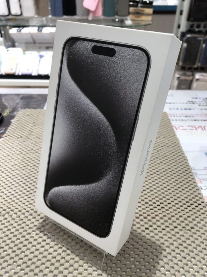 iPhone15ProMax 256GB 中古 SB△【COCO東急プラザ蒲田店】