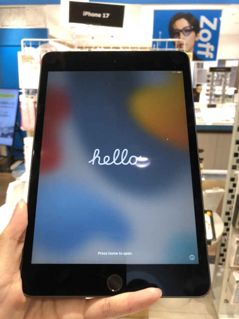 iPad mini 第5世代 64GB スペースグレイ Wi-Fiモデル【COCO東急プラザ蒲田店】