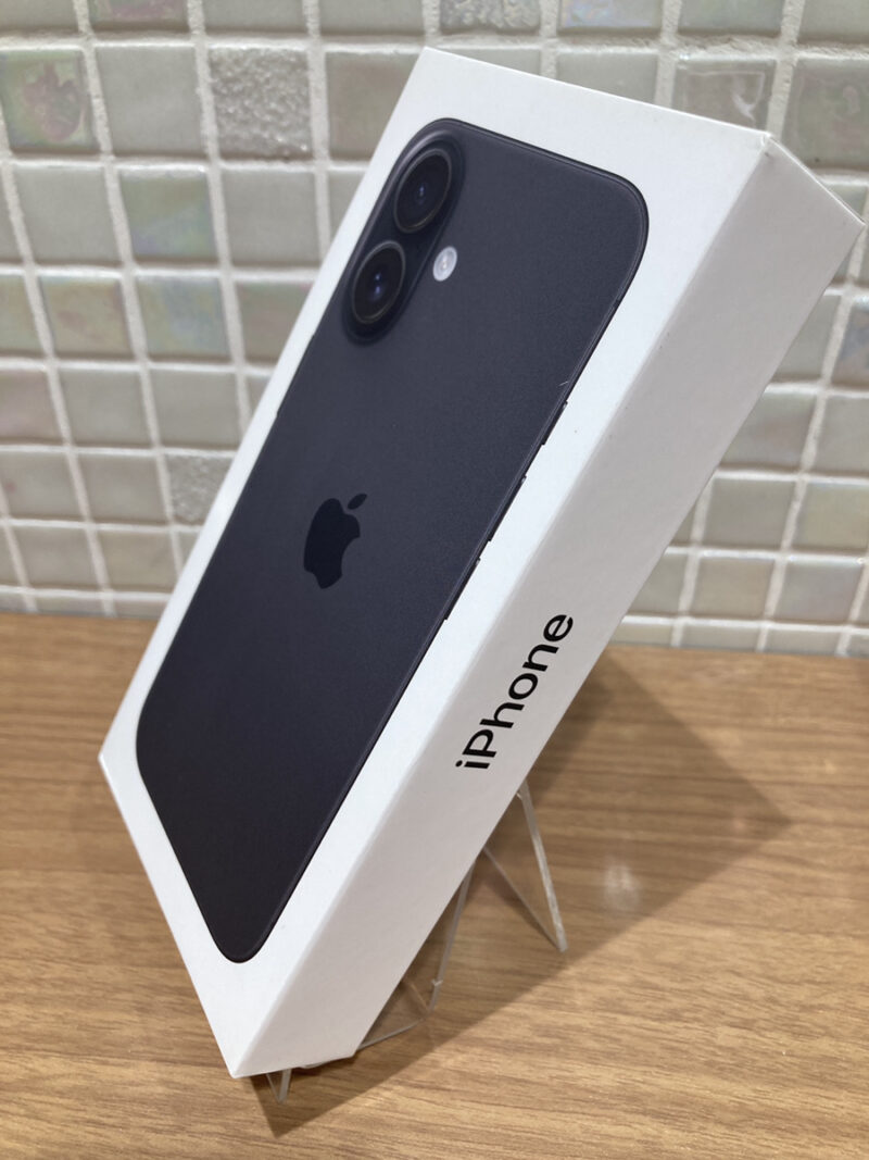 iPhone16 128GB ブラック　新品未開封品　【錦糸町PARCO店】